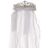 Rain Kids Girls White Virgin Mary Double Layer Communion Flower Girl Veil Tiara - SophiasStyle.com