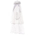 Rain Kids Girls White Virgin Mary Double Layer Communion Flower Girl Veil Tiara - SophiasStyle.com