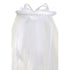 Rain Kids Girls White Braided Ribbon Crown First Communion Flower Girl Veil - SophiasStyle.com
