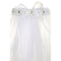 Rain Kids Girls White Crystal Flower Crown Communion Flower Girl Veil - SophiasStyle.com
