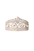 Cinderella Couture Girls AB Silver Rhinestone Wedding Pageant Comb Tiara - SophiasStyle.com