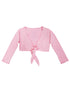 Girls Pink Rhinestone Ballet Dress Wrap Top 9M-8 - SophiasStyle.com