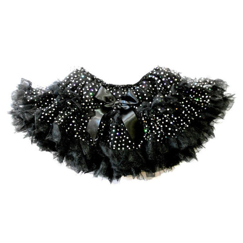 Black Sparkle Fluffy Tutu Skirt Girls XS-XL - SophiasStyle.com