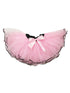 Little Girls Light Pink Black Sequin Trim Tutu Skirt 2-4 - SophiasStyle.com