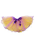 Little Girls Purple Yellow Sequin Trim Bow Tutu Skirt 2-4 - SophiasStyle.com