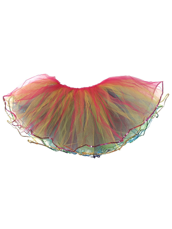 Womens Multi Color 5 Layer Rainbow Reversal Tutu Skirt XXL - SophiasStyle.com