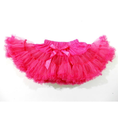 Hot Pink Chiffon Petti Tutu Skirt Girls S-XL - SophiasStyle.com