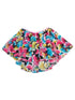 Little Girls Blue Yellow Hot Pink Lace Floral Hi Low Skirt 12M-6 - SophiasStyle.com