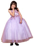 Little Girls Lilac Embroidered Sweetheart Neckline Flower Girl Dress 2-6 - SophiasStyle.com