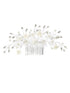 Tip Top Kids Girls Delicate Special Occasion Communion Flower Comb - SophiasStyle.com
