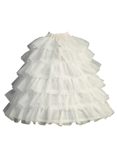Tip Top Kids Women's 6 Layer Drawstring Closure Petticoat - SophiasStyle.com