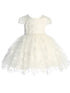 Tip Top Kids Girls 3D Floral Applique Special Occasion Dress, Sizes 6M-16 - SophiasStyle.com