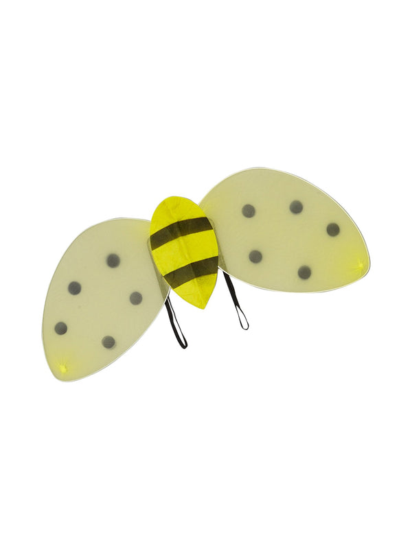 Girls Yellow Black Stripe Dot Play Role Accessory Bubble Bee Wings - SophiasStyle.com