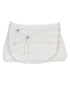 Tip Top Kids Girls White Organza Trim Rhinestones Stylish Communion Purse - SophiasStyle.com