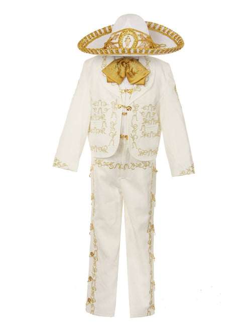 Rain Kids Boys Multi Color Horse Embroidery Elegant 6 Pc Charro Suit NB-14 - SophiasStyle.com