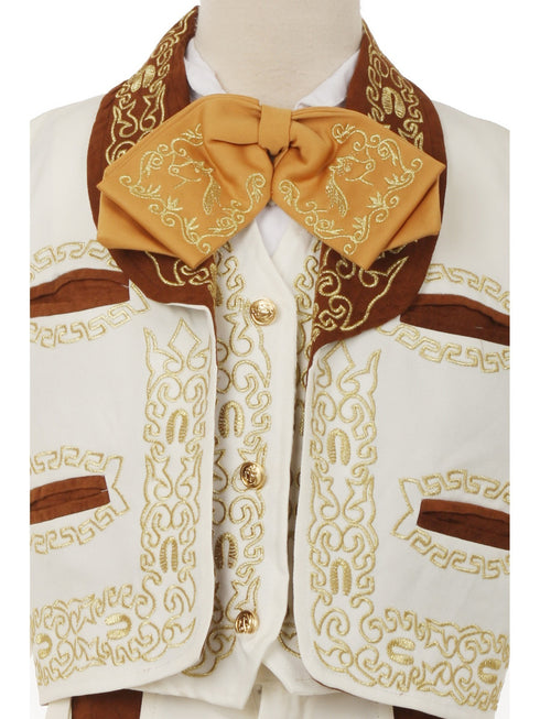 Rain Kids Boys Multi Color Horse Embroidery Elegant 6 Pc Charro Suit NB-14 - SophiasStyle.com