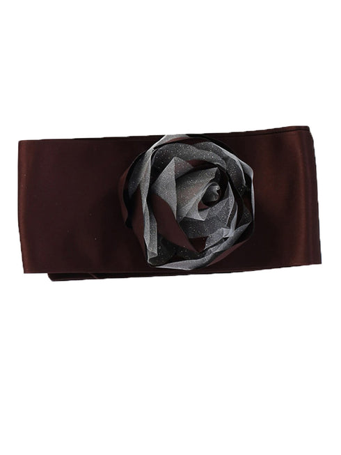 Lito Girls Multi Colors Satin Flower Embellished Special Occasion Sash 3M-12Y - SophiasStyle.com