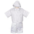 Rafael Collection Baby Boys 4 pc Organza Vest Hat Baptism Outfit 3-24M - SophiasStyle.com