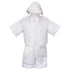 Rafael Collection Little Boys 4 pc Organza Vest Hat Baptism Outfit 2-4 - SophiasStyle.com