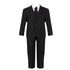 Little Boys Black 5 Piece Classic Vest Jacket Pants Special Occasion Suit 2-7 - SophiasStyle.com