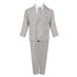 Little Boys Silver 5 Piece Classic Vest Jacket Pants Special Occasion Suit 2-7 - SophiasStyle.com