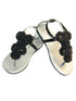 L`Amour Girls Multi Color Flower Array T-Strap Summer Sandals 7 Toddler-4 Kids - SophiasStyle.com