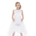 Petite Adele Little Girls White Satin Hi-Low Savannah Flower Girl Dress 2-6 - SophiasStyle.com
