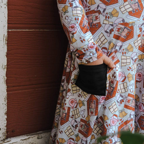 christmas-farm-twirl-dress-just-for-littles®️ - Sophia's Style -2