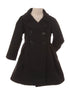 Crayon Kids Girls Long Sleeve Button Up Winter Dress Coat 2T-16 - SophiasStyle.com