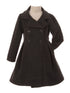 Crayon Kids Girls Long Sleeve Button Up Winter Dress Coat 2T-16 - SophiasStyle.com
