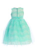Just Kids Girls Multi Color Floral Lace Tulle Pearls Easter Dress 2T-14 - SophiasStyle.com