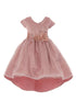 Just Kids Girls Tulle High-Low Sparkle Flower Christmas Dress 2T-14 - SophiasStyle.com