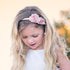Petite Adele Girls Blush 3D Flowers Handmade Hard Headband - SophiasStyle.com