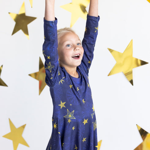 starry-night-twirl-dress-just-for-littles®️ - Sophia's Style -5