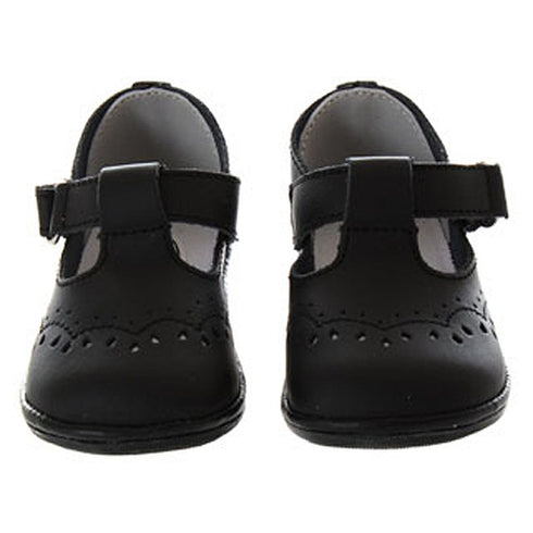 Baby Toddler Girls Black Eyelet Design Mary Jane Trendy Shoes Size 1-7 - SophiasStyle.com