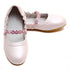 Girls Jeweled Flower Slipper Dress Shoes 5-4 - SophiasStyle.com