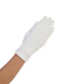 Girls White Wrist Length Matte Satin Stylish Special Occasion Gloves 0-14 - SophiasStyle.com
