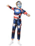 Big Kids Unisex Blue Iron Patriot Muscle Halloween Costume 3-8 - SophiasStyle.com