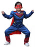 Big Boys Blue Superman Muscle Halloween Costume 3-8 - SophiasStyle.com