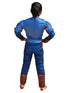 Big Kids Unisex Blue The Avengers Captain America Muscle Halloween Costume 3-8 - SophiasStyle.com