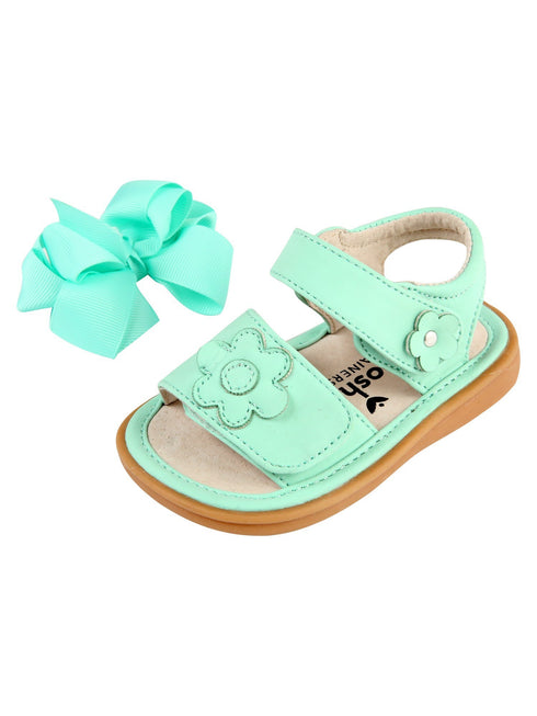 Mooshu Trainers Girls Squeaky Cute Bow Mary Jane Shoes Baby 4 - Toddler 9 - SophiasStyle.com