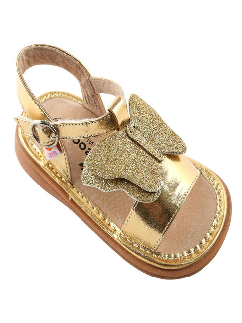 Mooshu Trainers Girls Multi Vanessa Butterfly Squeaky Sandals 3 Baby-9 Toddler - SophiasStyle.com