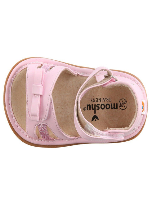 Mooshu Trainers Girls Multi Marilyn Strappy Squeaky Sandals 3 Baby-9 Toddler - SophiasStyle.com