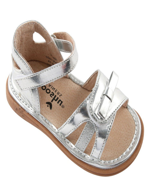 Mooshu Trainers Girls Multi Marilyn Strappy Squeaky Sandals 3 Baby-9 Toddler - SophiasStyle.com