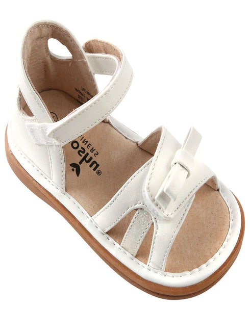 Mooshu Trainers Girls Multi Marilyn Strappy Squeaky Sandals 3 Baby-9 Toddler - SophiasStyle.com