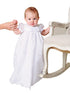 Baby Girls White Jada Christening Gown Newborn-24M - SophiasStyle.com