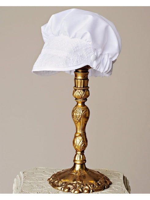 Little Things Mean A Lot Baby Boys White Sean Christening Gown Newborn-24M - SophiasStyle.com