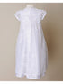 Baby Girls White Violet Christening Gown Newborn-24M - SophiasStyle.com