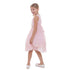 Petite Adele Big Girls Blush Chiffon Sequence Junior Bridesmaid Dress 8-16 - SophiasStyle.com