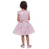 Petite Adele Big Girls Blush Organza Overlay Pleated Flower Girl Dress 8-12 - SophiasStyle.com